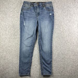 Democracy Ab Technology Jeans Womens 14 High Rise Skinny Ankle Everyday Stretch